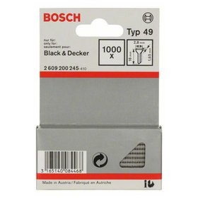 Bosch - Tackerstift Typ 49, 16 mm, 1000er-Pack (2609200245)