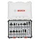 Bosch - 15-teiliges Fräser-Set, 6-mm-Schaft. Für Handfräsen (2607017471)