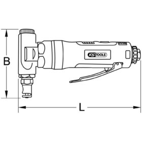 KSTOOLS® - Druckluft-Nippler, 2,6m/min, 85L/min 515.3050