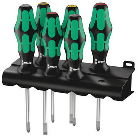 Wera® - Schraubendreher-Satz 335/350/355/6 6-teilig Schlitz/Phillips®/Pozidriv