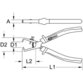 KSTOOLS® - Abisolierzange, 176mm