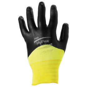 Ansell® - Handschuh HyFlex 11-402, gelb/schwarz, Größe 9