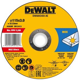 DeWALT - Trennscheibe 115x3x22,23 mm Metall