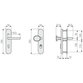 ABUS - HT-Schutz-Wechselgarnitur,LS,Profilzylinder gelocht,10/92 HLZS814 B/SB,edelstahl
