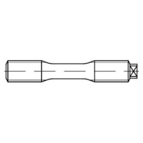 Schraubbolzen mit Dehnschaft DIN 2510 MU Stahl 1.7709 L M12 x 90mm