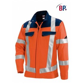 BP® - Warnschutzjacke 2012 845 warnorange/dunkelblau, Größe 56/58n