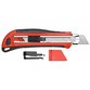 GEDORE red® - Cuttermesser 5 Ersatzklingen, 25mm breit, Abbrechklingen, Gürtelclip, R93200025