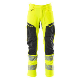 MASCOT® - Hose mit Knietaschen ACCELERATE SAFE, hi-vis Gelb/Schwarz, Größe 82C52