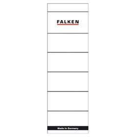 FALKEN - Ordneretikett 80037047 breit/kurz sk weiß 10 St./Pack.