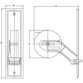 FRIDAVO - Gurtaufroller zum Einlassen mit Plastik-Abdeckplatten Nr. 72/6 m