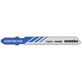 metabo® - 3 Stichsägeblätter "basic metal" 51/ 1,2 mm, HSS (623965000)
