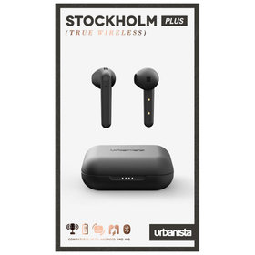 URBANISTA - Stockholm Plus Midnight Black, In-Ear Headphones - Wireless