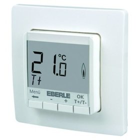 Eberle - Raumtemperaturregler ws 1S UP IP30 230V Ein/Aus mit Temperaturabsenkung 5-30°C