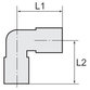RIEGLER® - Winkelverbinder PP, für Schlauch-Außen-Ø 32mm
