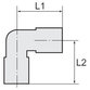 RIEGLER® - L-Steckverschraubung R 1/2" A, für Schlauch-Außen-Ø 10, Edelstahl 1.4404