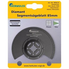 Herkules - M5610 Diamant Segmentsägeblatt 85mm abgekröpft