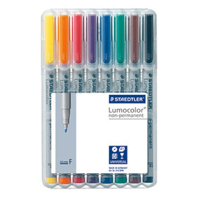 STAEDTLER® - Folienstift Lumocolor 316 WP8 0,6mm sortiert 8er-Pack