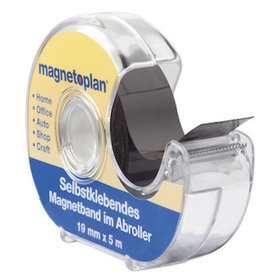 magnetoplan - Magnetband, 5m, 15510, im Spender, selbstklebend