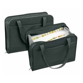 VELOFLEX® - Fächertasche, A4, 24-teilig, Textil schwarz, 4446880