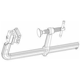 BESSEY® - Hochleistungs-Zwinge KombiKlamp 300x120mm