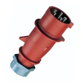 MENNEKES - CEE-Stecker 5p 16A IP44 AM-TOP« 400V/rot 6h Schraubklemmen gerade Verschraubung