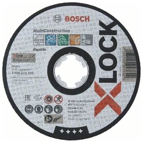 Bosch - X-LOCK Trennscheibe Multi Material 125 x 1,6 x 22,23, gerade (2608619270)