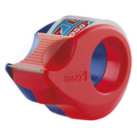 tesa® - Handabroller Mini 57858-00000 19mm x 10m rot/blau