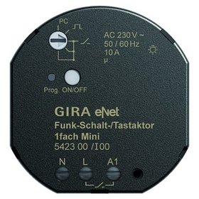 GIRA - Schaltaktor Funkbus eNet UP 1Ausg 16A 2300W Bussystem Funkbus 230V