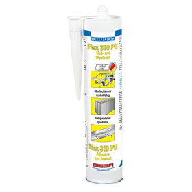 WEICON® - Flex 310 PU | dauerelastischer Kleb- und Dichtstoff auf Polyurethanbasis | 300 ml | weiß