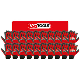 KSTOOLS® - Mechaniker-Handschuh, Display, Größe XL, 20 Paar