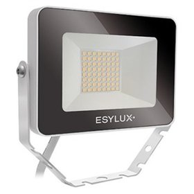 ESYLUX - LED-Strahler 10W OFL/AFL BASIC 3000K ws 1LED 1000lm IP65 mt Konv breitstrahlend