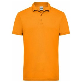 James & Nicholson - Herren Workwear Poloshirt Signal JN1830, neon-orange, Größe 3XL