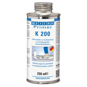 WEICON® - Primer K 200 | Haftvermittler für nichtsaugende Kunststoffoberflächen | 250 ml