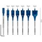 Bosch - EXPERT SelfCut Speed Flachfräsbohrer-Set, 16/18/20/22/25/32 mm, 7-tlg. (2608900334)