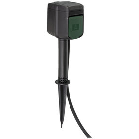 brennenstuhl® - brennenstuhl®Connect WIFI Gartensteckdose mit Erdspieß und Montageplatte IP44 2-fach 3m H07RN-F3G1,5