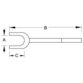GEDORE - 1.70/1 Trenn- und Montagegabel 18 mm