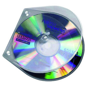 VELOFLEX® - CD-Hülle,125x125x4mm, transparent, Pck=10St, 4365000