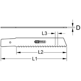 KSTOOLS® - Säbelsägeblatt Rems, HSS-Bi-Metall, 300mm, 1,8mm, 5er-Pack 129.4457