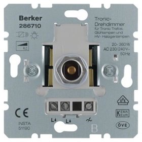 Berker - Dimmer Dreh/Druckkn LIGHT CONTROL kapaz 20-315W UP