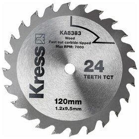 Kress - Sägeblatt für Handkreissäge 120mm 24T TCT blade, KUV12P 11053599000