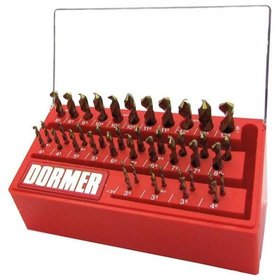 Dormer - Spiralbohrer Set 3-13mm in A002 in Box 118° Typ N 4xD 43tlg. Tin Tip Drillboy
