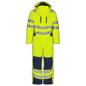 Engel - Safety Winteroverall 4946-930, Warngelb/Blue Ink, Größe XS