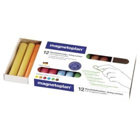 magnetoplan - Tafelkreide 12306 farbig sortiert 12er-Pack
