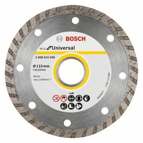 Bosch - Diamanttrennscheibe Turbo Eco For Universal, 115 mm (2608615036)