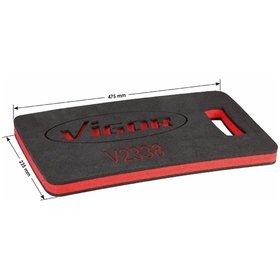 VIGOR® - Kniekissen V2338, Gesamtlänge 475mm