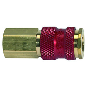 RIEGLER® - Unverwechselbare Schnellverschlusskupplung NW 7,8, G 1/4" I, rot