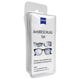 Zeiss - AntiBESCHLAG-Set, 15 ml Spray + Tuch