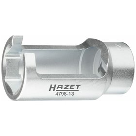 HAZET - Injektor Steckschlüsseleinsatz Bosch s 29 mm 4798-13, Vierkant 12,5mm (1/2"), Außen Sechskant Profil, 29mm