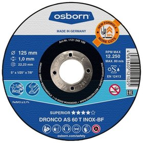 osborn - Trennscheibe (Freihand) LTP-DOSE 10xAS60TINOX 115X1,0 T41