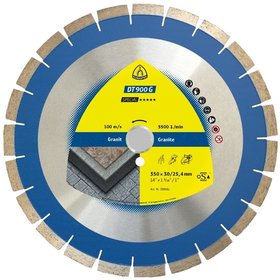 KLINGSPOR - Diamanttrennscheibe DT 900 G, 300 x 2,8 x 30mm 20 Segmente 40 x 2,8 x 14mm